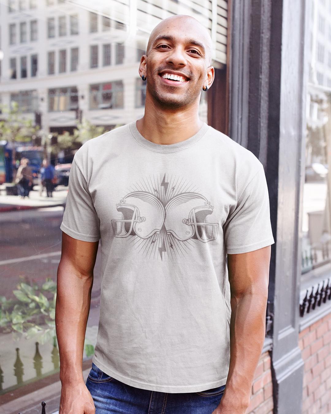 American Football Helmet NFL T-Shirt