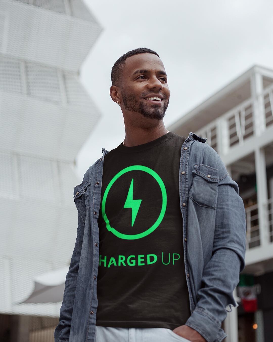 CHARGED UP MEN'S T-SHIRT