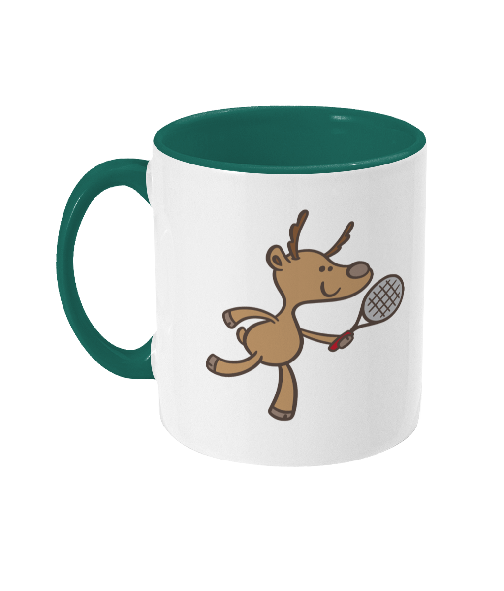 Reindeer Tennis Mug