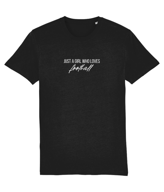 Girl Who Loves Football T-Shirt