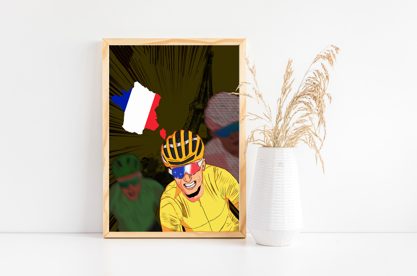 Grand Tour France Cycling Poster Print