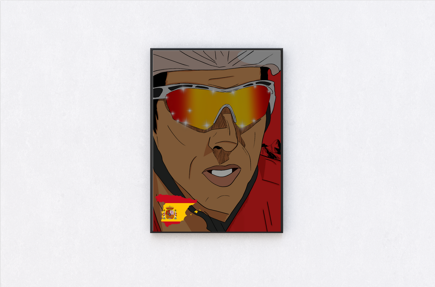 Grand Tour Spain Cycling Poster Print