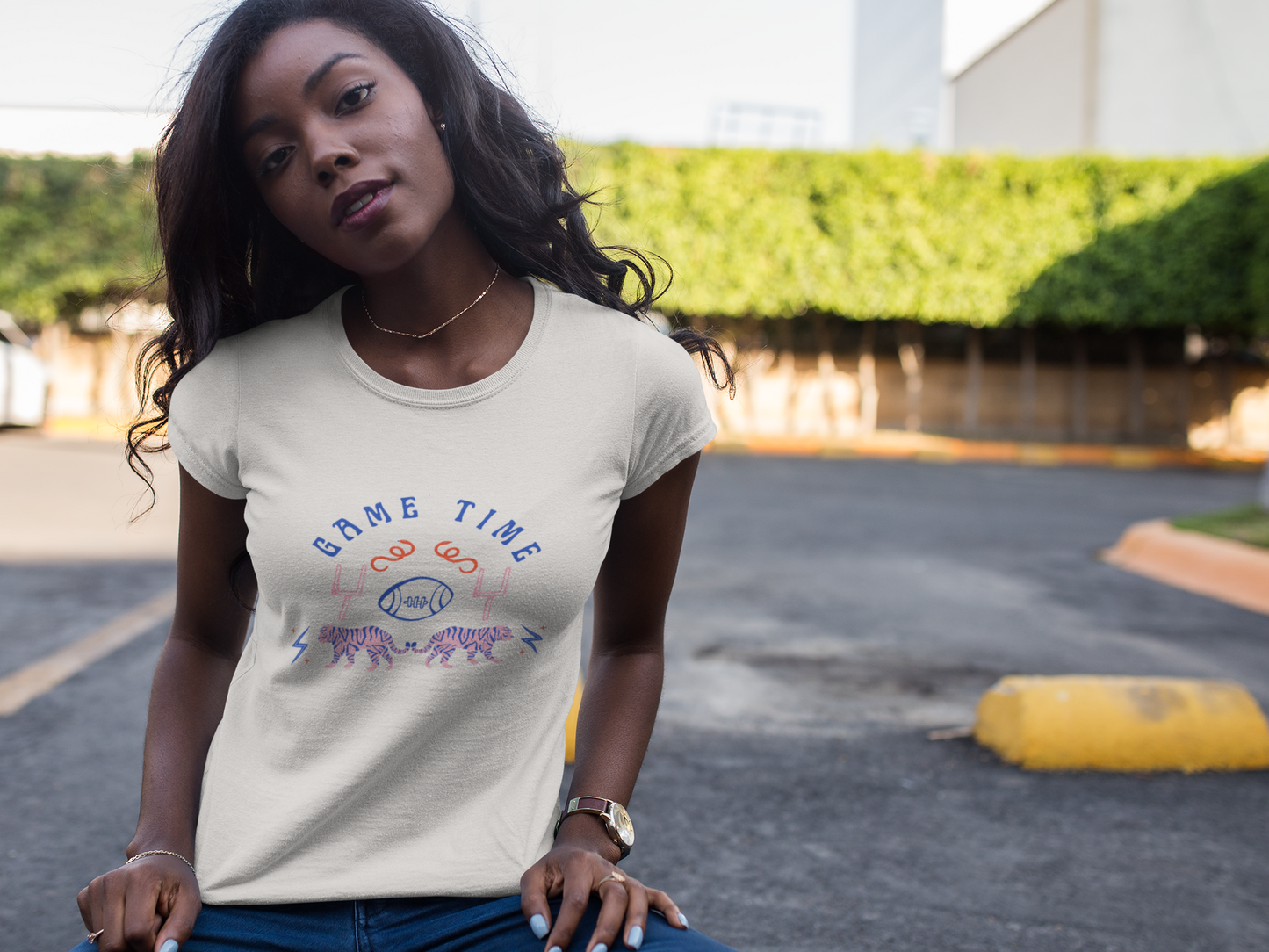 Game Time Tiger Womens TShirt
