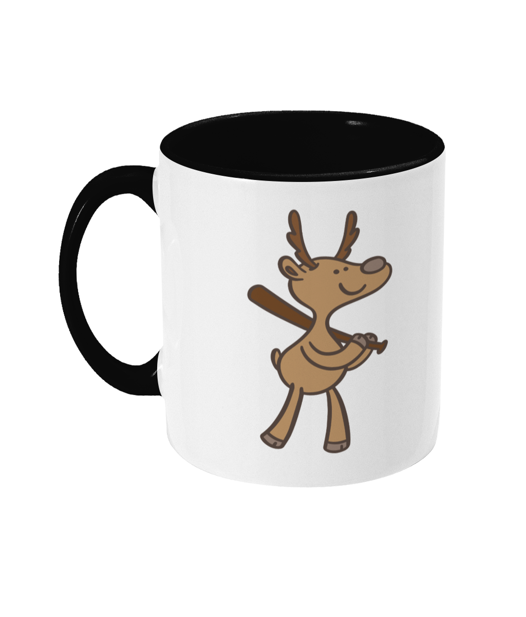 Reindeer Baseball Mug