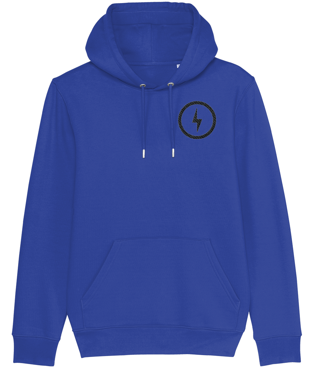 GREY BOLT UNISEX HOODIE