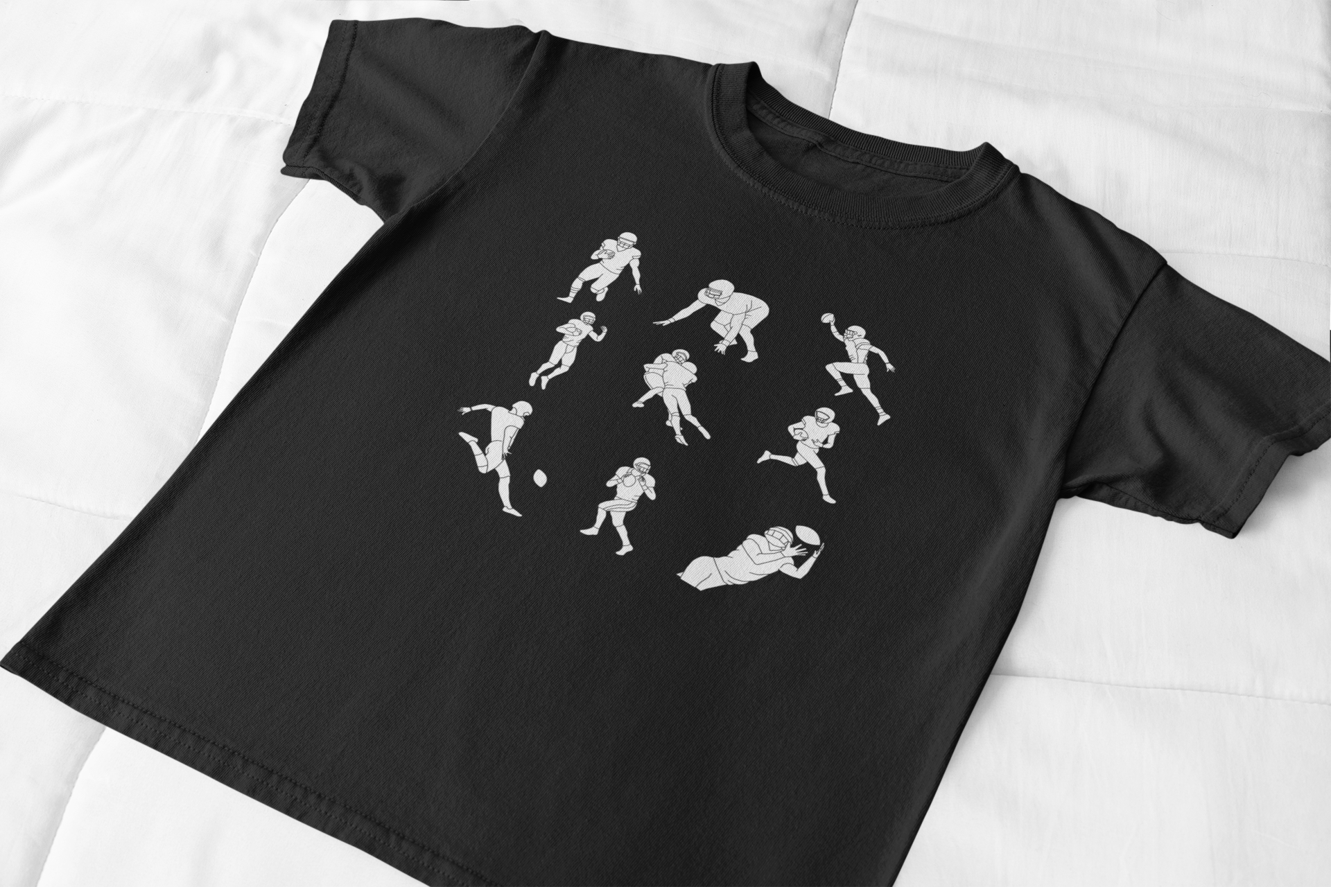 Multiple American Football Player T-Shirt