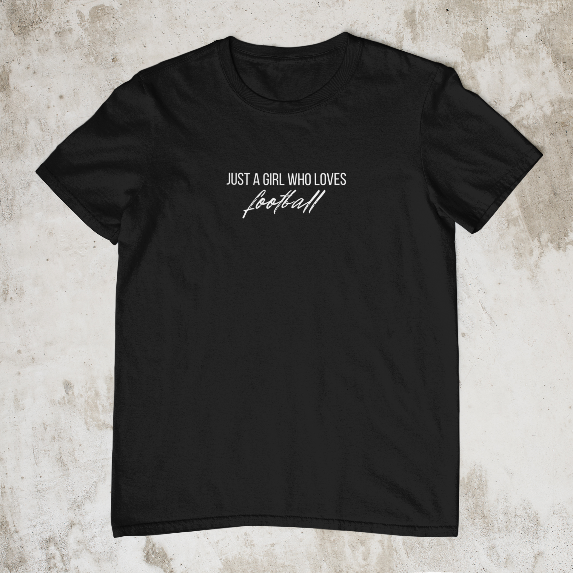 Girl Who Loves Football T-Shirt