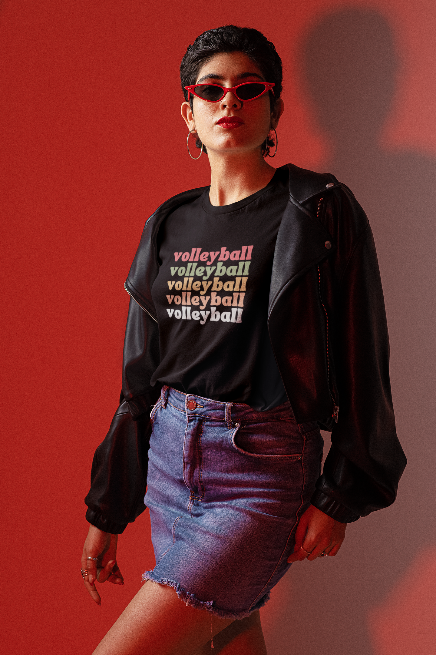 Retro Style Volleyball Shirt 