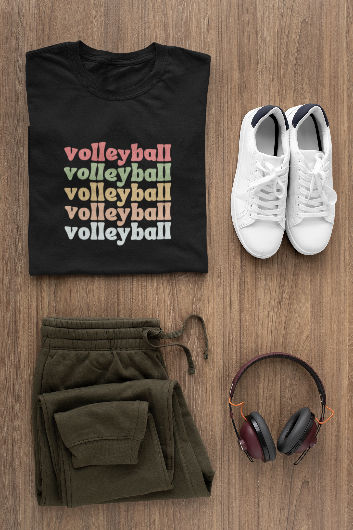 Retro Style Volleyball Shirt 