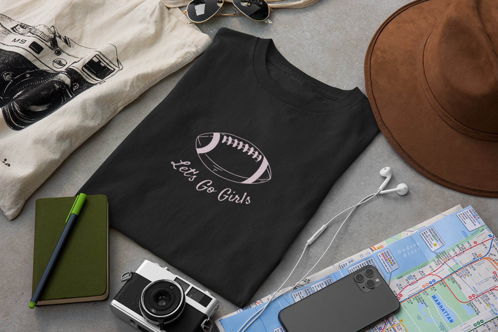 Let's Go Girls American Football T-Shirt