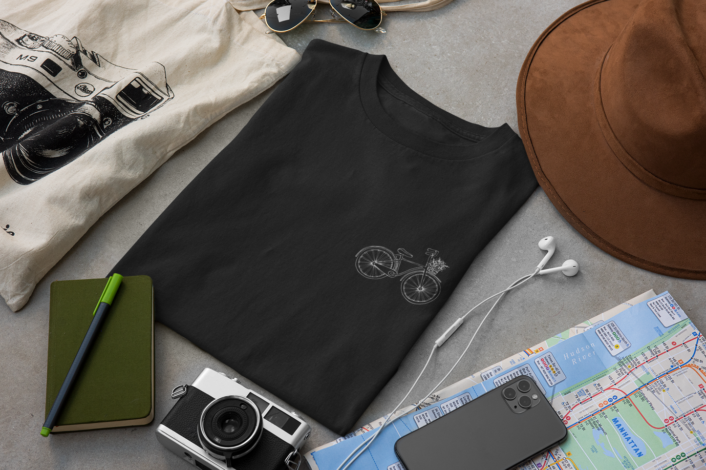 Bicycle Pocket Cycling T-Shirt