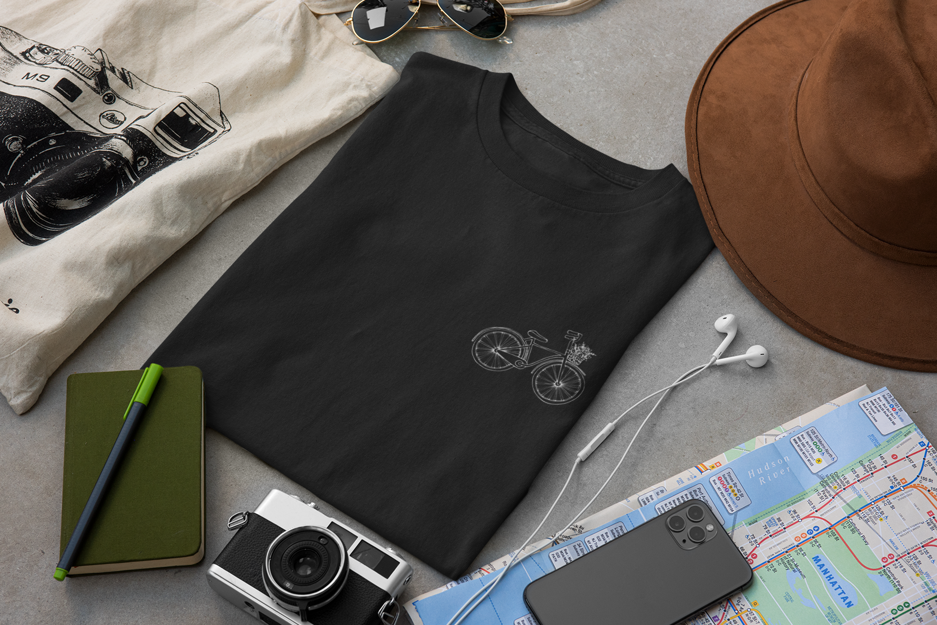 Bicycle Pocket Cycling T-Shirt