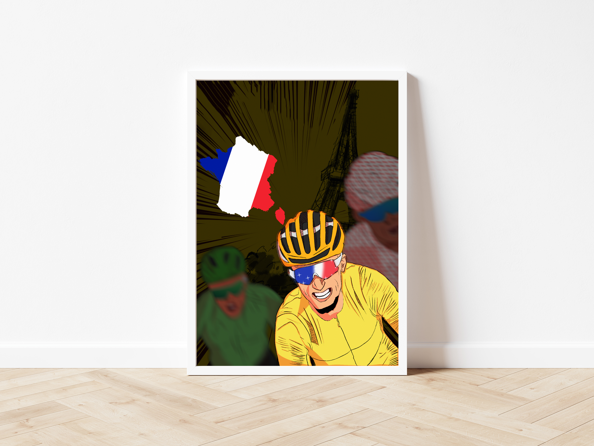 Grand Tour France Cycling Poster Print